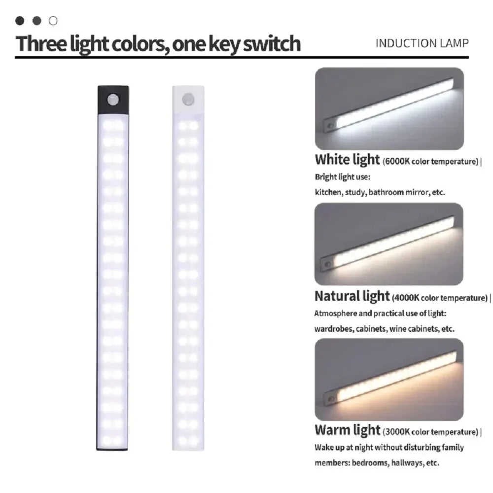 LICHTWERK Sensorleuchte – kabellos, magnetisch, USB-C